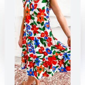 Brand new worn once at a baby shower floral dress